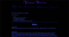 Desktop Screenshot of frozendepths.net
