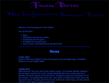 Tablet Screenshot of frozendepths.net